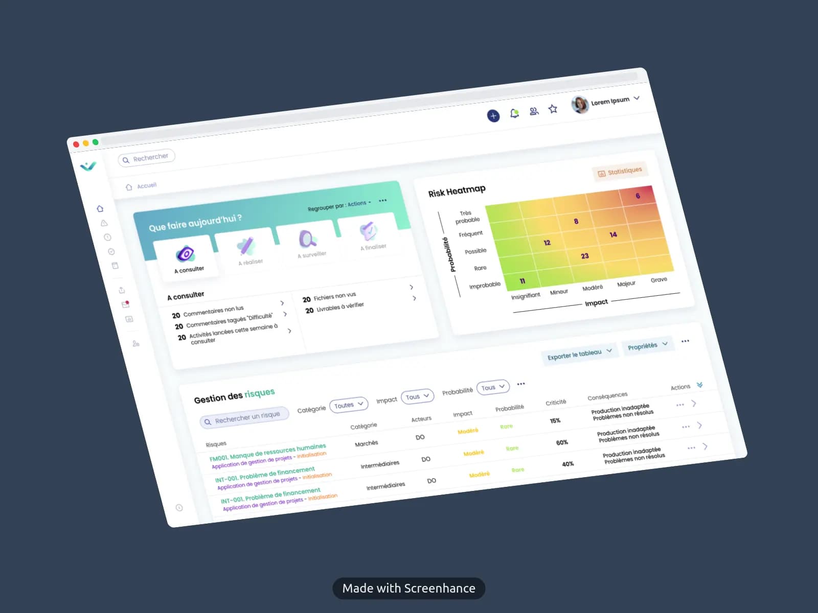 Image de maestroSIGRAI : application Web Multi-Tenant (SaaS) de gestion des risques et des activités